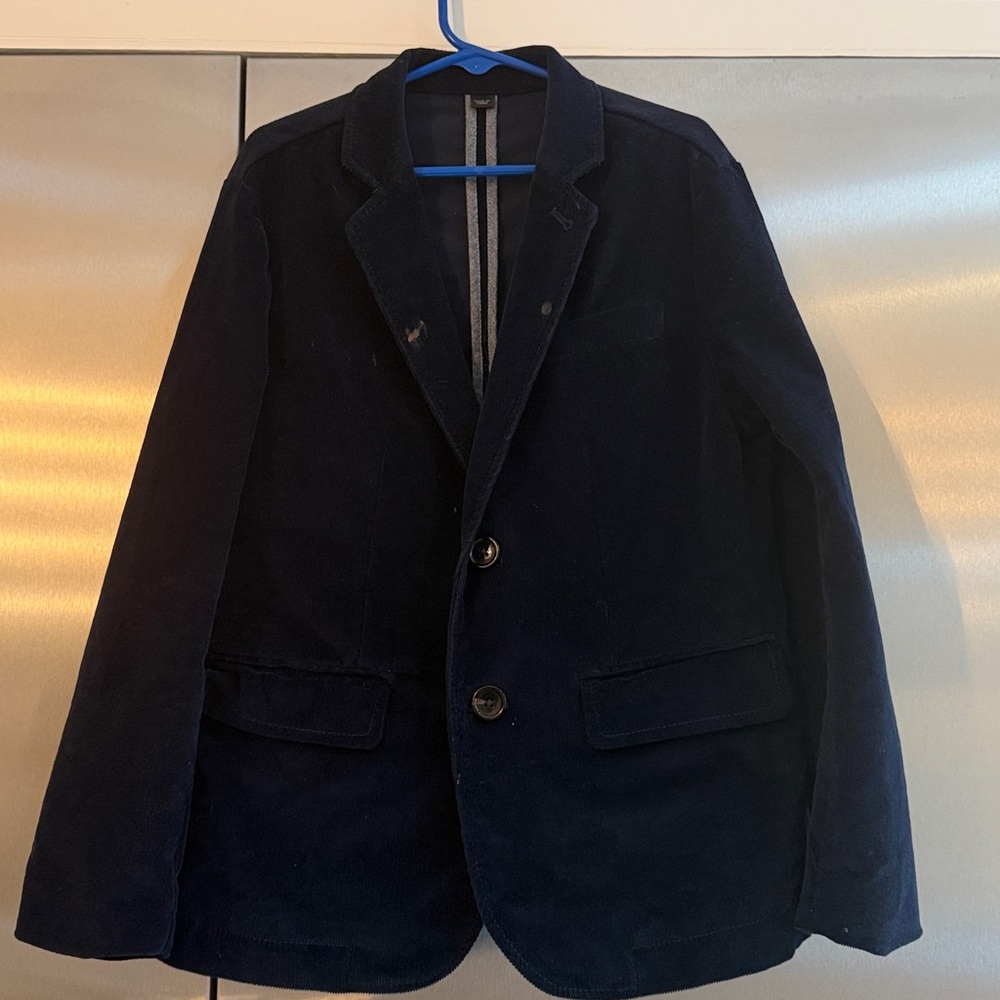 Crewcuts Ludlow Navy Corduroy Blazer JCrew Size 8